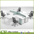 China supplier new design furniture 2015 cross design cubicle of modern staff desk